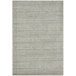 An Abani Cabo Collection area rug with a cream and gray striped pattern.
