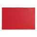 A red rectangular object on a white background.