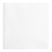 A Touchstone by Choice white beverage napkin on a white background.