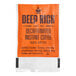An Ellis Freeze Dried Instant Decaf Coffee packet on a white surface with an orange border.