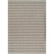A Couristan Afuera Beachcomber area rug in beige with a pattern on it.