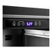 A digital control panel on a single temperature beverage cooler with two drawers.