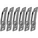 A group of Snap-Loc stainless steel single strap anchors.