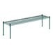 A green metal Regency wire shelf kit.