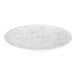A white Elite Global Solutions Hermosa melamine plate with a speckled circular pattern.