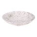 An Elite Global Solutions brown marble embossed melamine bowl.