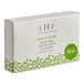 A white FarmHouse Fresh box with green and white text and green leaves.