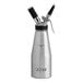 A silver stainless steel Whip-It Nitro Brew Whipper with a black handle.