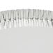 A Gobel round fluted tin-plated steel tart/quiche pan with a removable bottom on a white background.