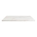 A copper marble table top with white rectangular surface.