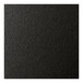 A close-up of a 48" x 48" black microtexture leather table top.
