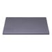 A grey rectangular Perfect Tables table top with a smooth blue sparkle finish on a white background.