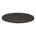 A Perfect Tables 30" Indoor Round Smooth Gray with Silver Sparkle table top on a white background.