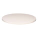 A Perfect Tables 48" round white table top with a microtexture.