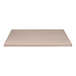 A beige rectangular Perfect Tables concrete table top.