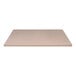 A beige Perfect Tables outdoor square concrete table top.