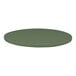 A Perfect Tables 30" round outdoor table top in olive green with microtexture.