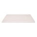 A white square table top with a white microtexture surface.