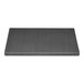 A close-up of a grey rectangular Perfect Tables woodgrain table top.