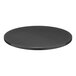 A black circular Perfect Tables table top.