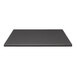 A close-up of a graphite grey Perfect Tables square table top.