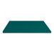 A turquoise square Perfect Tables table top with a microtexture surface.