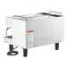 A white Gaggia Vetro espresso machine with a wire and black accents.