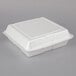 a white styrofoam container