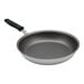 A 12-inch aluminum non-stick fry pan with a rivetless interior, PowerCoat2 coating, and a black silicone handle.
