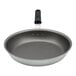 A 12-inch aluminum non-stick fry pan with a rivetless interior, PowerCoat2 coating, and a black silicone handle.