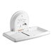 A Koala Kare white granite horizontal surface-mounted baby changing table.