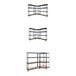 An AR Shelving boltless metal shelving unit with four fiberboard shelves.