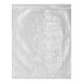 A Lavex white plastic bubble bag with a self-seal zipper.