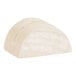 A white curved wood Cal-Mil card holder.