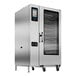 A large stainless steel Alto-Shaam Combi Oven with a glass door.