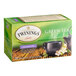 A green box of Twinings Green Tea with Jasmine Tea Bags.