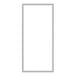 A white rectangular vinyl magnetic door gasket.