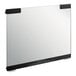 The inner glass door for a Moffat E23M3 convection oven with black corners.