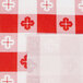 HOFFMASTER Tischdecke Aus Tissue/Poly, Marineblau Gingham, 274x137 Cm – 3-lagig, Praktisch Für Feste