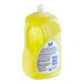 A plastic bottle of Joy lemon scented dishwashing liquid with a yellow label.