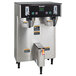 A silver and black Bunn BrewWISE Dual ThermoFresh DBC Brewer.