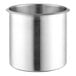 A Galaxy stainless steel inset pot with a lid.