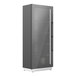 A black Enofrigo wine refrigerator with a glass door.