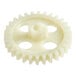 A white plastic Garde gear with holes.