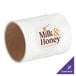 A Carnival King vinyl label roll with a logo on it.