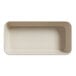 An American Metalcraft white rectangular melamine bowl.