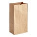 A case of 400 ChoiceHD heavy-duty brown paper bags with handles.