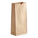 A case of 400 ChoiceHD heavy-duty natural kraft paper bags.