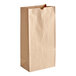 A case of 400 ChoiceHD natural kraft paper bags.