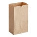 A brown paper bag.